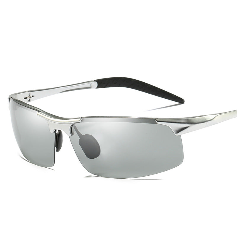 Men's Color-changing Sports Aluminum Polarized Sunglasses