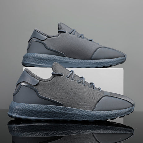 Men's Lace-up Solid Color Simple Casual Shoes