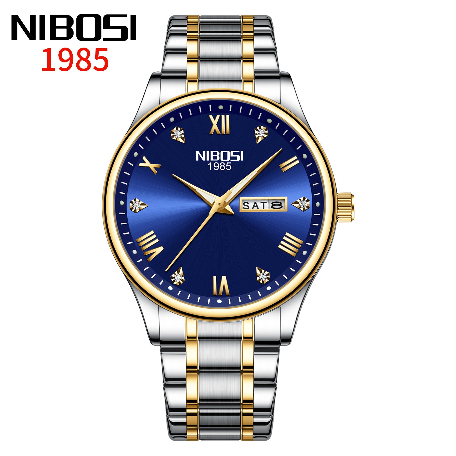 Men's Waterproof Steel Belt Watch