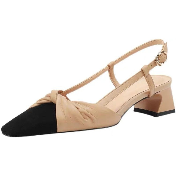 Women's Summer Thick Middle Heel Sandals