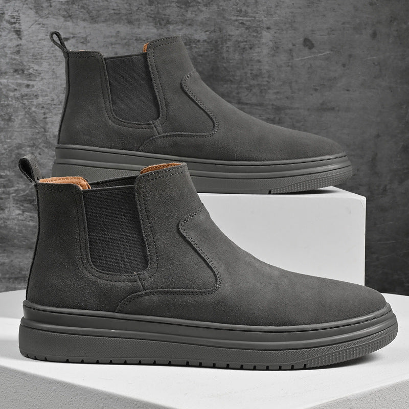 Men's Leather Chelsea Boots Casual Shoes