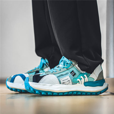 Men's Trendy Splicing Dissolving Running Shoes