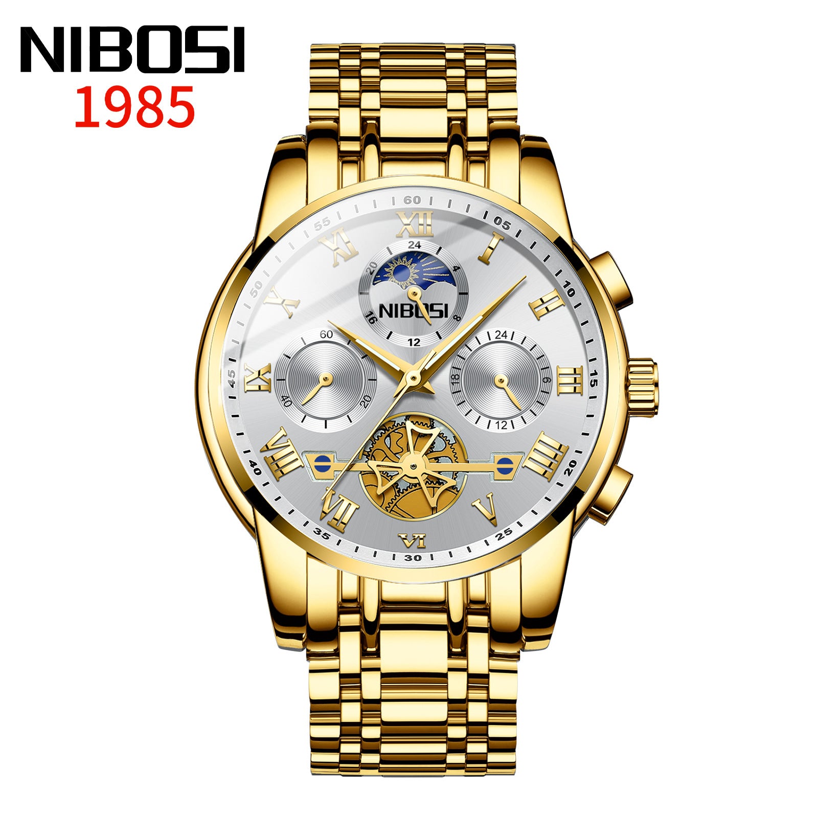 Men's Luminous Waterproof Multi-function Watch
