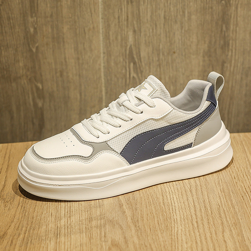 Men's Lightweight Casual White Sneakers