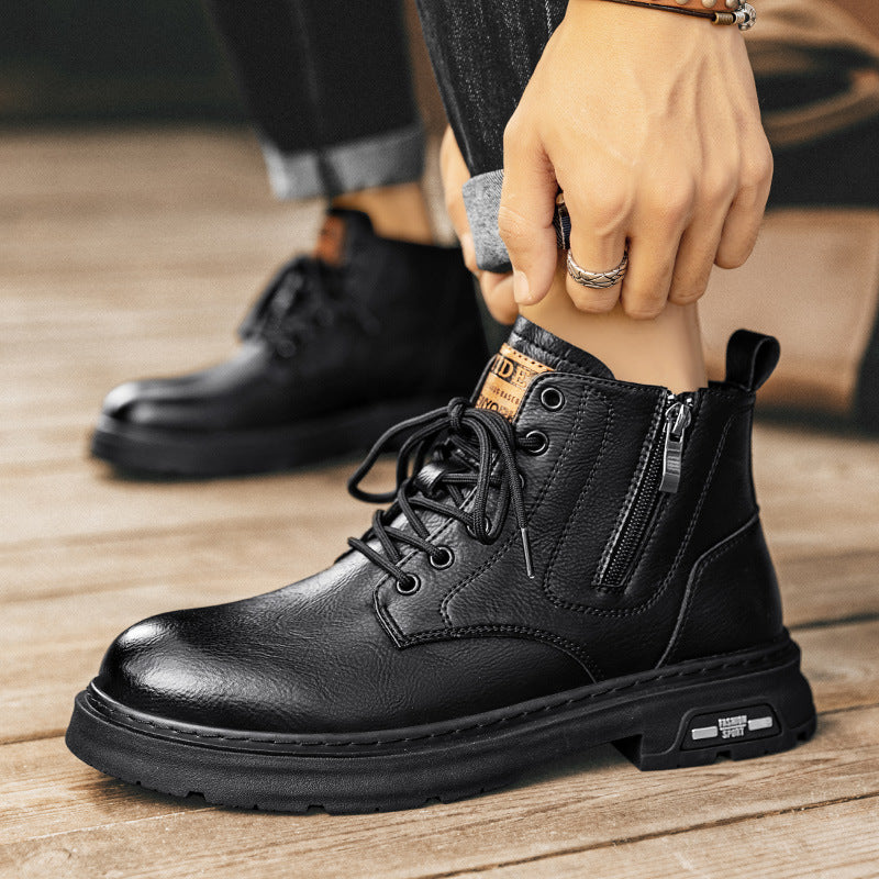 Men's British Style High-Top Martine Boots