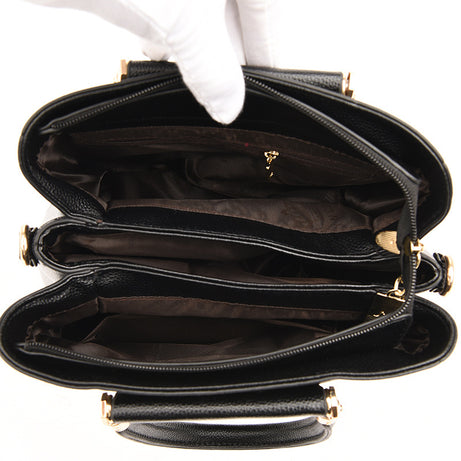 Women's Leather Temperament Shoulder HandBag