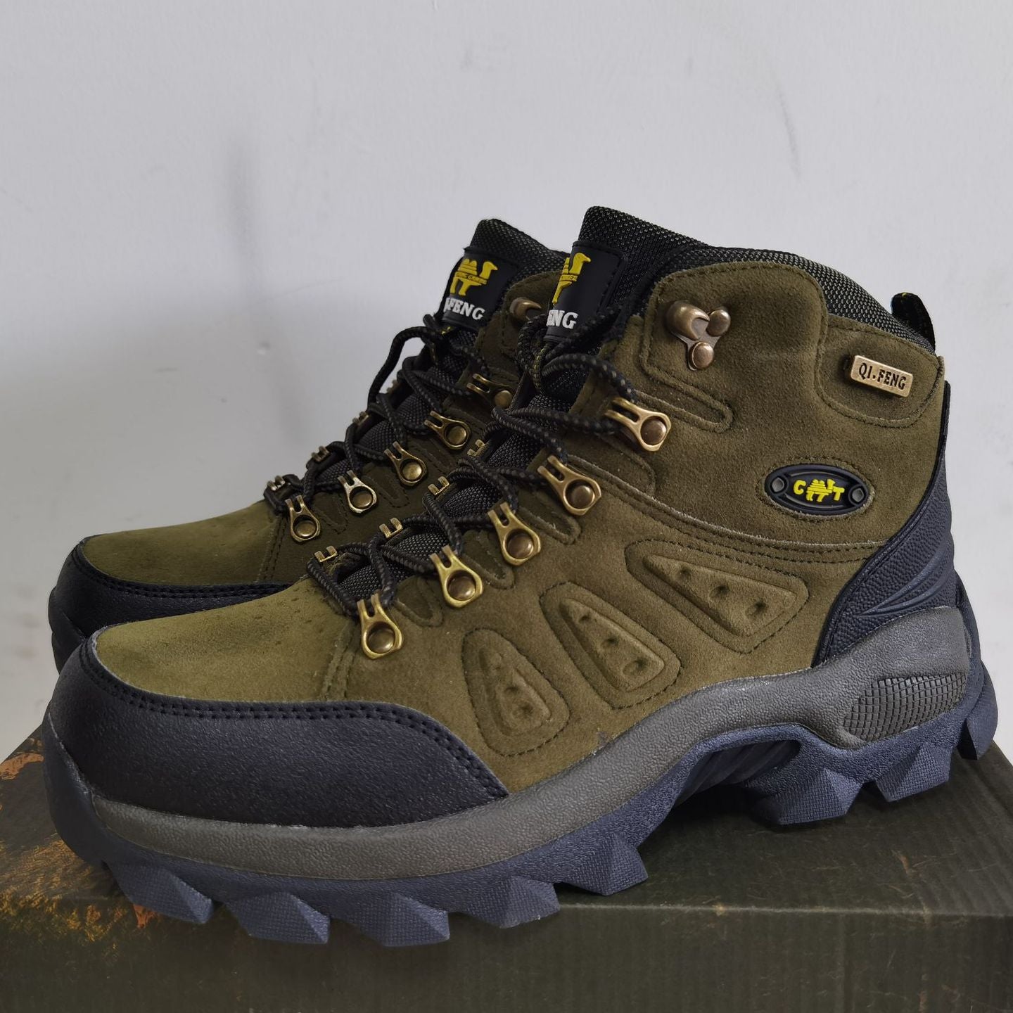 Men's High Top Outdoor Trendy Hiking Shoes