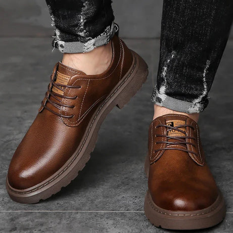 Men's Soft Leather Casual Oxford Shoes