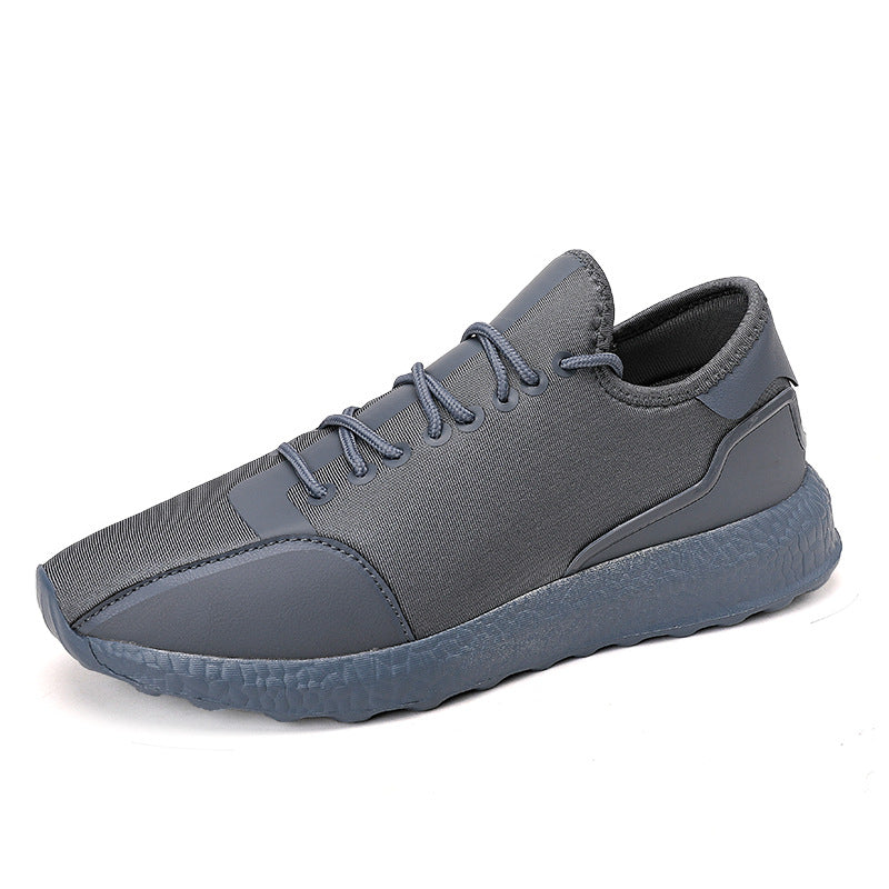 Men's Lace-up Solid Color Simple Casual Shoes