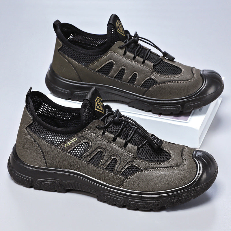 Men's Hollow Breathable Outdoor Hiking Shoes