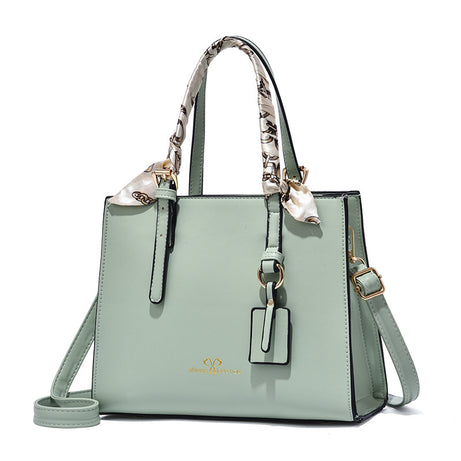 Women's Shoulder Bag Korean Fashion Silk Scarf Handbag Trendy (In Stock)
