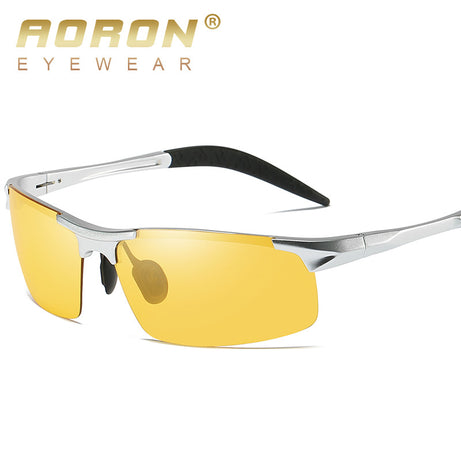 Men's Color-changing Sports Aluminum Polarized Sunglasses