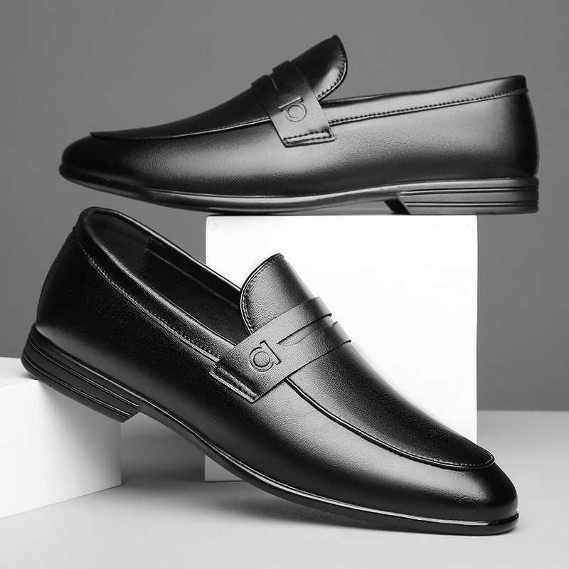 Men's British Leather Fashion Trend Casual Shoes