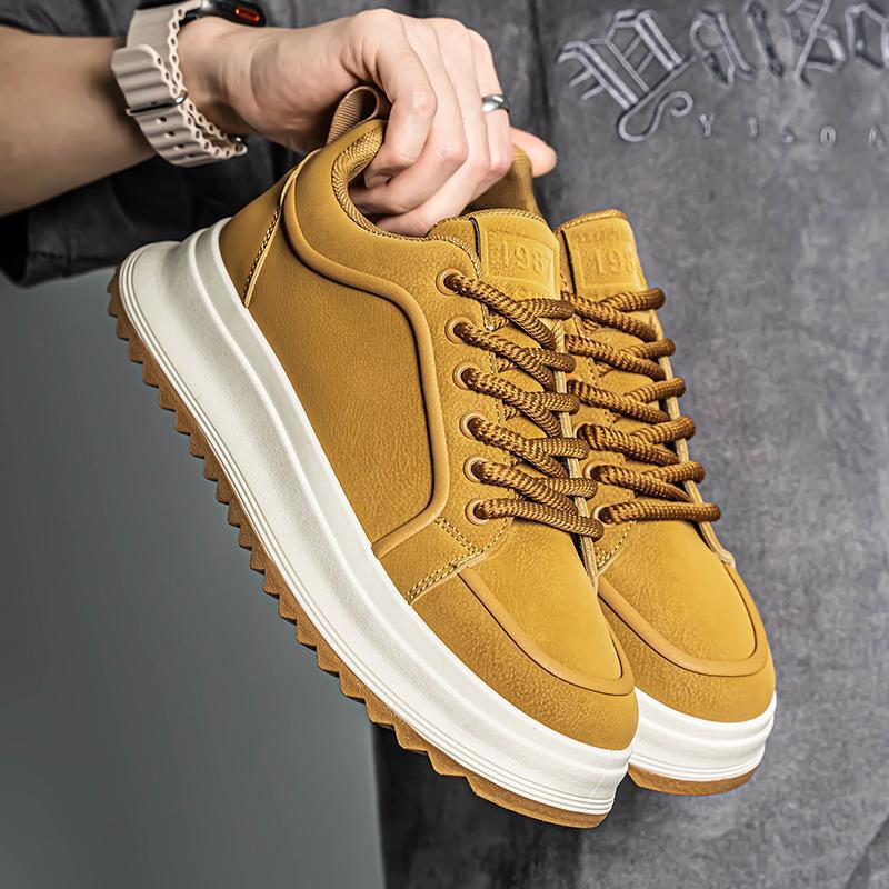 Men's Leather Outdoor Trendy Casual Shoes