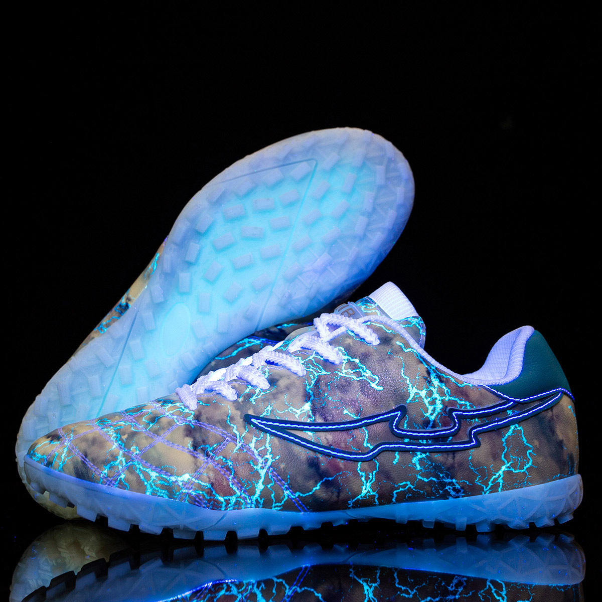 Men's Football Luminous Broken Nails Shoes
