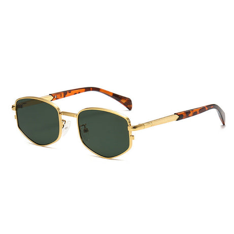 Men's Small Frame Metal Retro Style Sunglasses