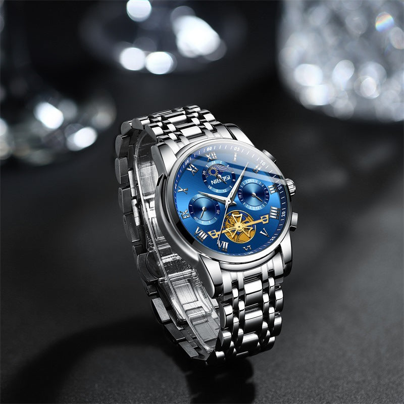 Men's Luminous Waterproof Multi-function Watch