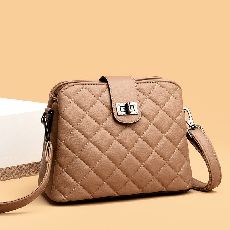 Women's Leather Versatile Crossbody Shoulder Bag