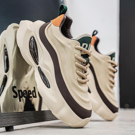 Men's Fashion Microfiber Trendy Casual Shoes