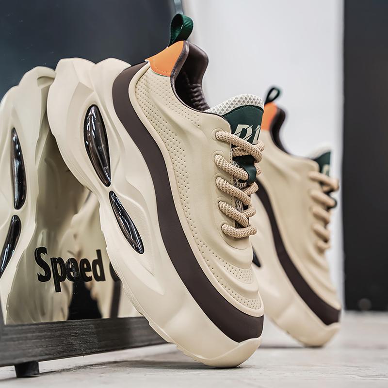 Men's Fashion Microfiber Trendy Casual Shoes