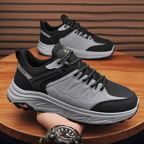 Men's Microfiber & Mesh Outdoor Casual Shoes