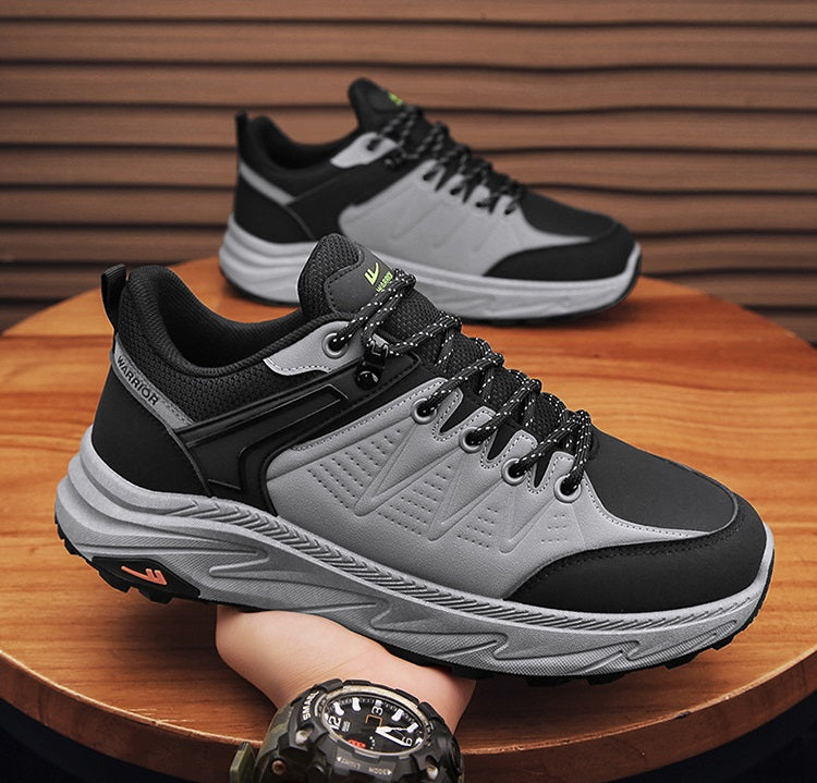 Men's Microfiber & Mesh Outdoor Casual Shoes