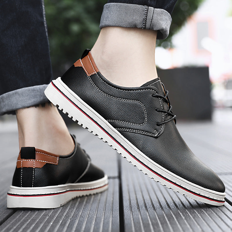 Men's British Style Leather Fashion Trend Shoes