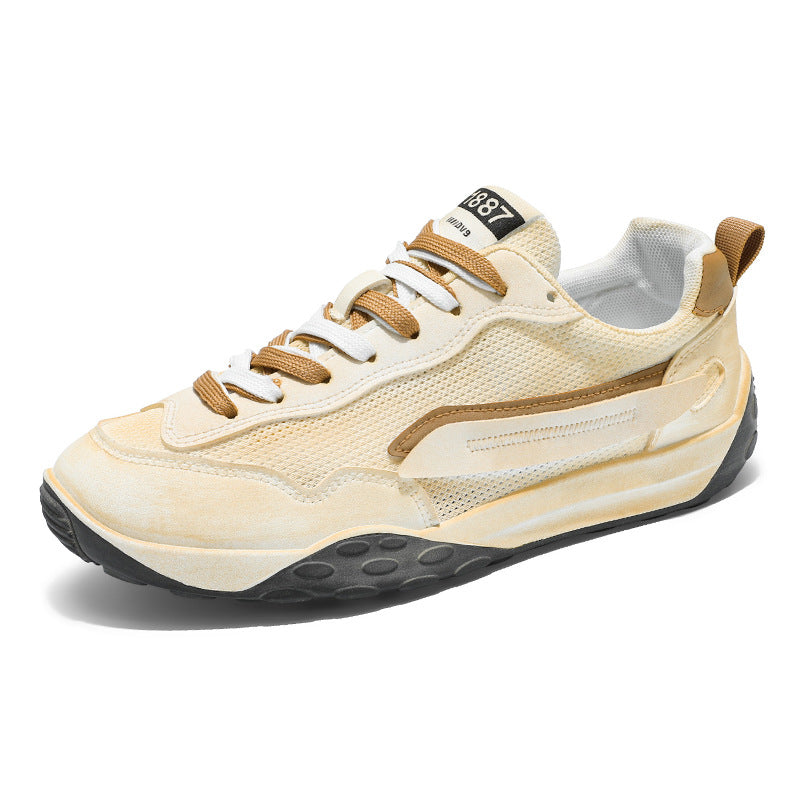 Men's Artistic Style Color Matching Flat Shoes