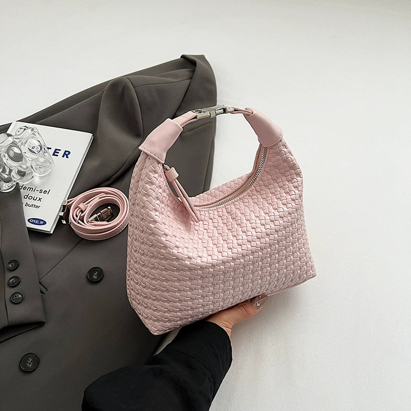 Women's Leather Versatile Stylish Pea Bag