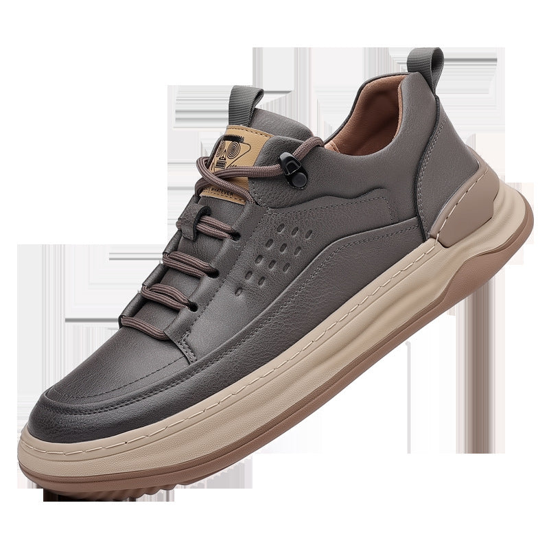Men's Leather Versatile Trendy Casual Shoes