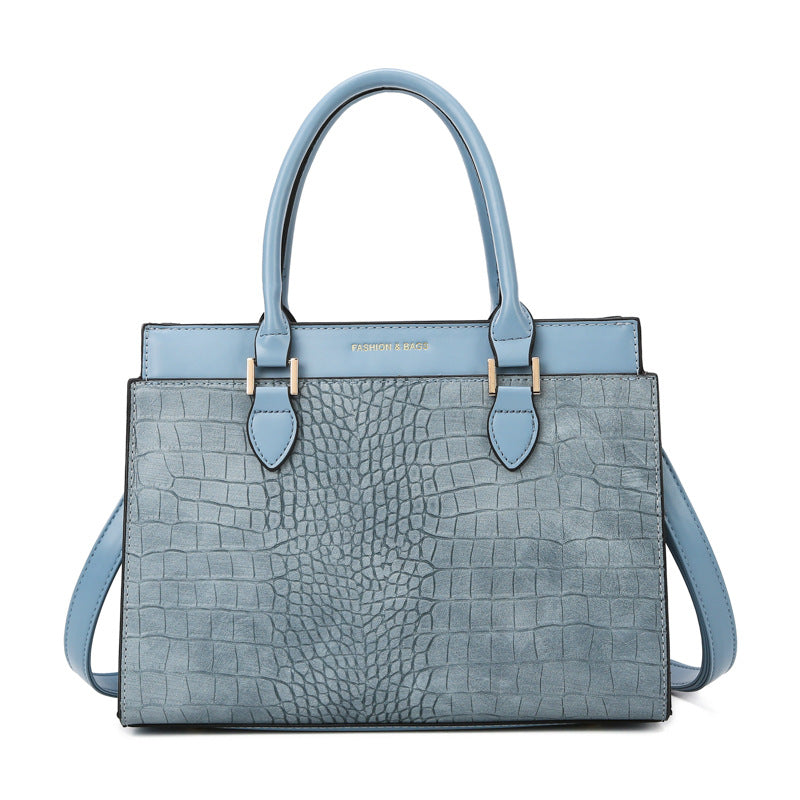 Women's Leather Trendy Shoulder HandBag