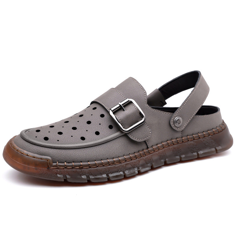 Men's Leather Outdoor Casual Sandals