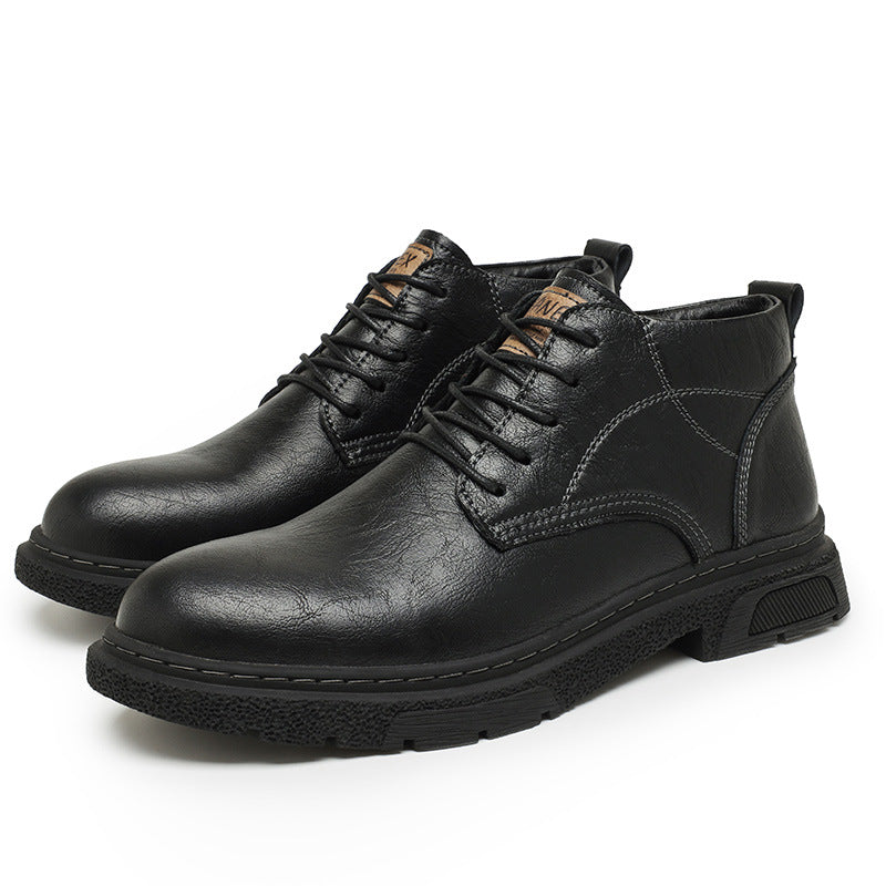 Men's Fashion British Style Leather Shoes