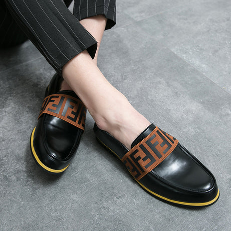 Men's Leather Fashion Trendy Casual Shoes