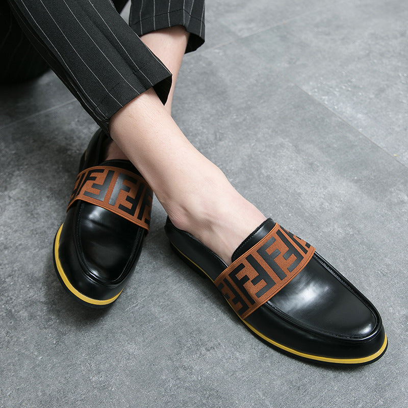 Men's Leather Fashion Trendy Casual Shoes