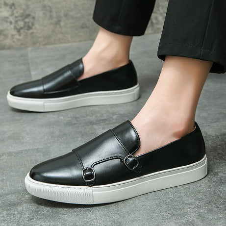 Men's Leather Fashionable Trendy Casual Shoes