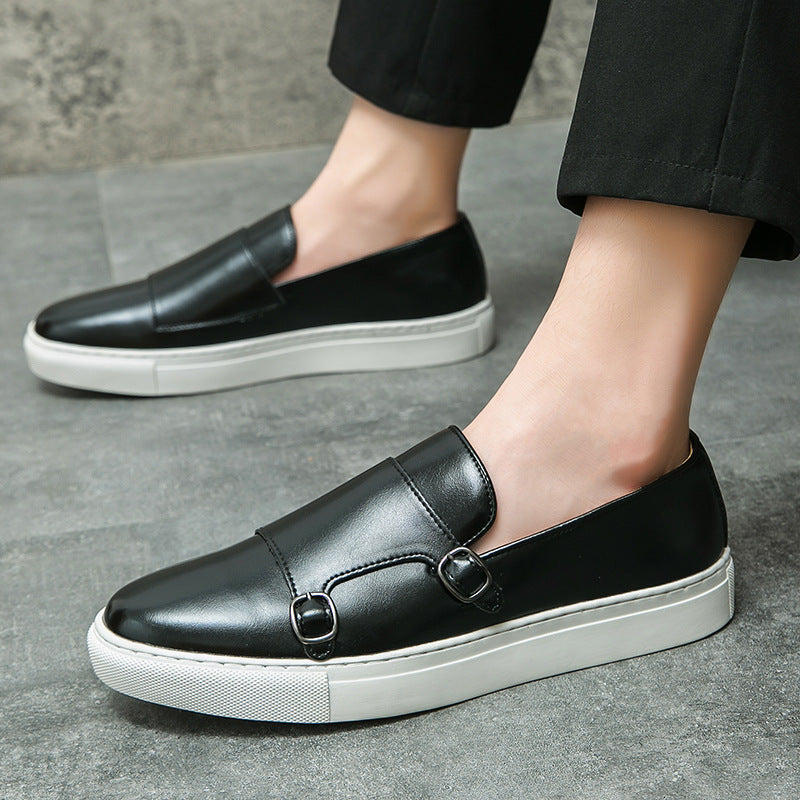 Men's Leather Loafers Fashion Trendy Casual Shoes