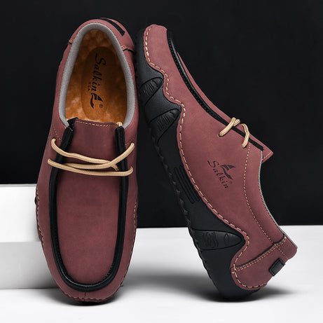 Men's Leather High-End Loafers Casual Shoes