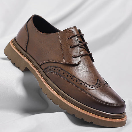 Men's Leather British Style Casual Shoes