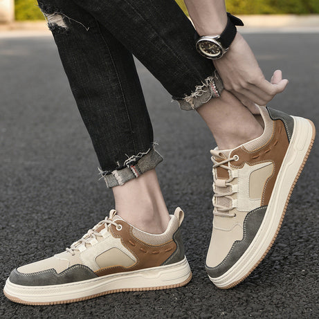 Men's Leather Casual Sneakers