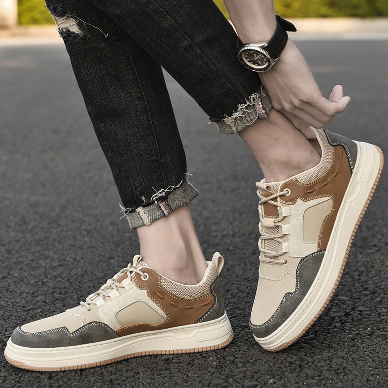 Men's Leather Casual Sneakers