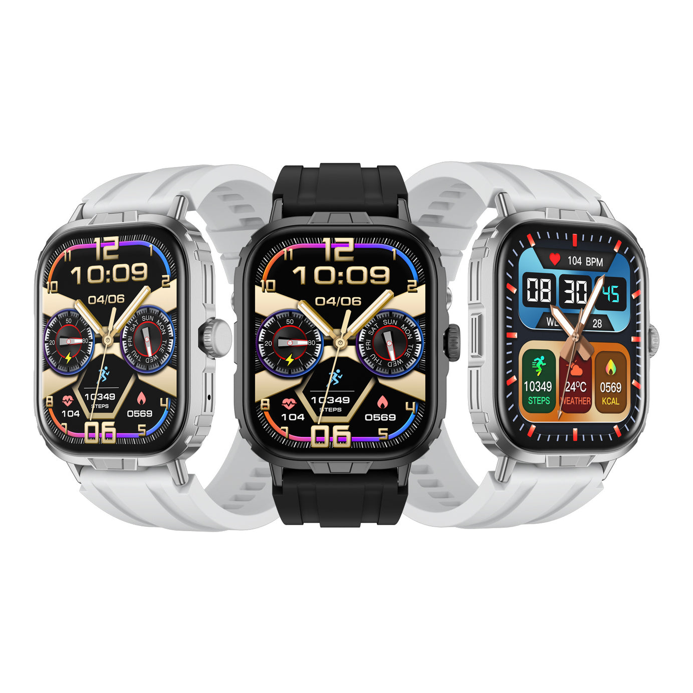 Outdoor M106 Bluetooth Call IP68 Smart Watch
