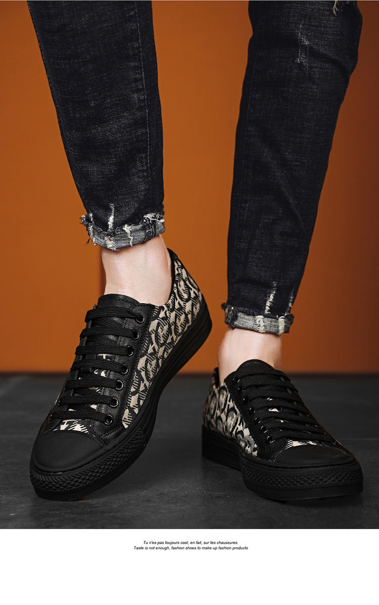 Men's Low-Top Canvas Casual Shoes (In Stock)