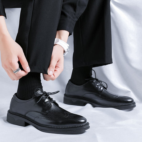 Men's Fashion British Style Leather Shoes