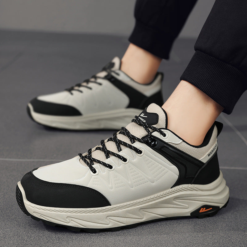 Men's Microfiber & Mesh Outdoor Casual Shoes