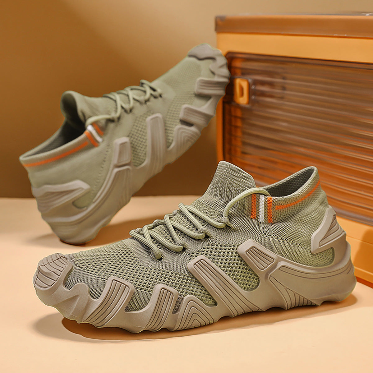 Men's Flying Woven Fashion Casual Shoes