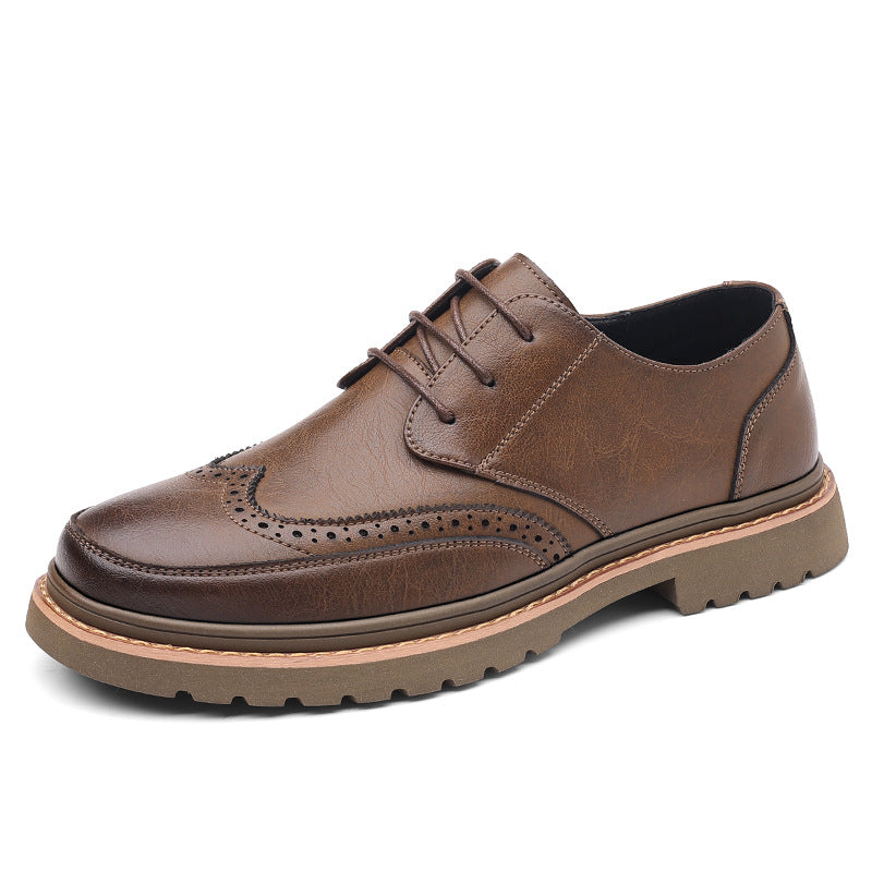 Men's Leather British Style Casual Shoes