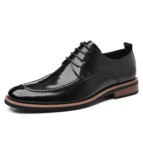 Men's Leather Oxford Pointed Formal Shoes