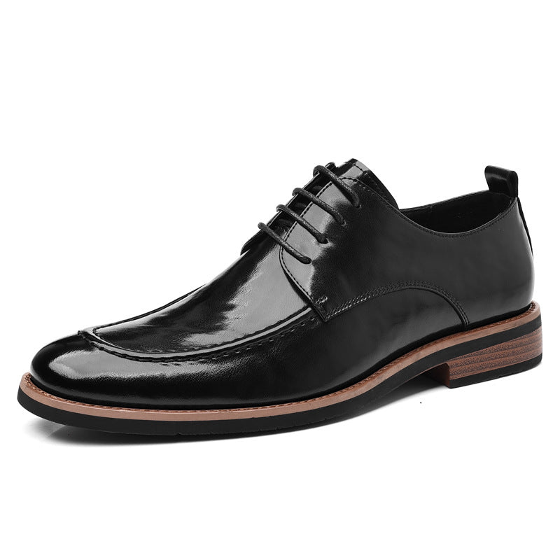 Men's Leather Oxford Pointed Formal Shoes