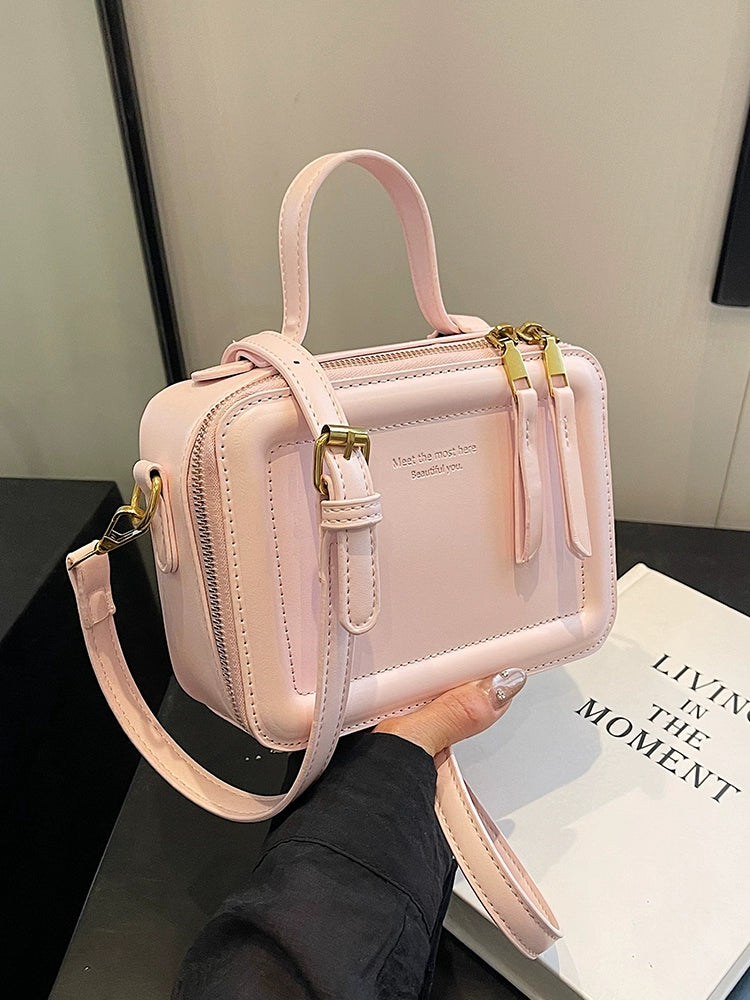 Women's Leather Trendy Shoulder Dumpling Bag